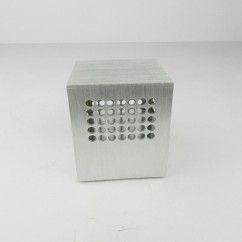 Modern 3W LED Wall Lamps Hollow Out Aluminum Cube Corridor Wall lights Metal Cube KTV Bar Counter Wall Sconces 12