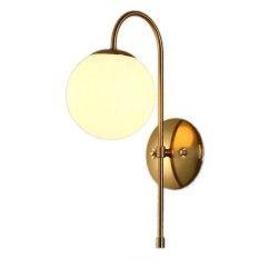Post Modern Contracted Corridor Wall Lights Bedroom Wall Lamp White Glass Bedsides wall lights Mirror Wall Lighting Fixtures 1