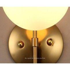 Post Modern Contracted Corridor Wall Lights Bedroom Wall Lamp White Glass Bedsides wall lights Mirror Wall Lighting Fixtures 4