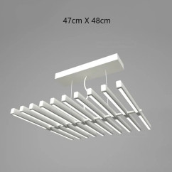 Nordic Modern Led Chandeliers Living Room Chandelier Lighting Dining Room Hanging Lights Novelty Office Fishbone Pendant Lamp