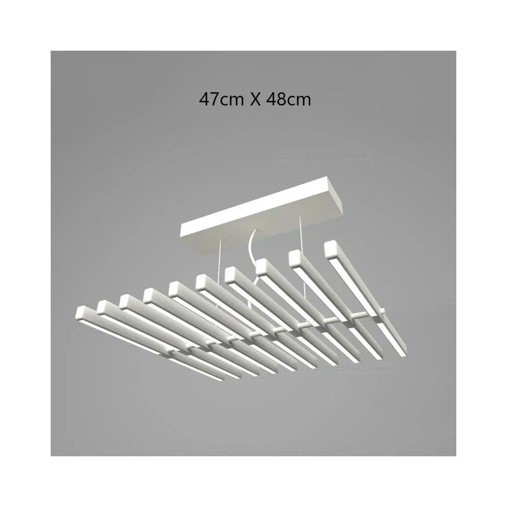 Nordic Modern Led Chandeliers Living Room Chandelier Lighting Dining Room Hanging Lights Novelty Office Fishbone Pendant Lamp