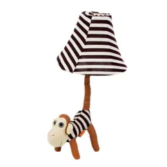 Fabric Animal Table Lamp Cartoon Style Monkey Cat Bedside Night Desk Light 2