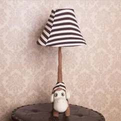 Fabric Animal Table Lamp Cartoon Style Monkey Cat Bedside Night Desk Light 5