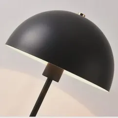 Modern Bedroom Bedsides Table Light Painted Metal Mushroom Lampshade Study Room Desk Lamps Recreation Table Lighting Fixture 6