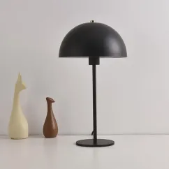 Modern Bedroom Bedsides Table Light Painted Metal Mushroom Lampshade Study Room Desk Lamps Recreation Table Lighting Fixture 4
