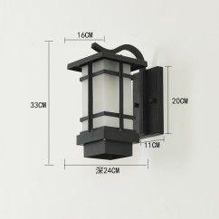 11 Outdoor Porch Wall Lights, Simple Design, Waterproof, Suitable for Garden, Corridor, Hallway oovov.com img 2