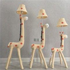Cartoon Giraffe Kids Room Floor Lamps Cute Fabric Baby Room Children Bedroom Floor Light 15