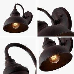 Industrial Rustic Porch Wall Lights Vintage Design American Water Proof Garden Indoor Corridor oovov.com img 5