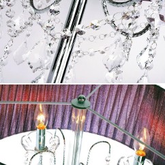 Modern Crystal Living Room Floor Lamp European Fabric Lampshade crystal hanging Bedroom Bedsides crystal Floor Fixtures 4