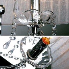 Modern Crystal Living Room Floor Lamp European Fabric Lampshade crystal hanging Bedroom Bedsides crystal Floor Fixtures 5