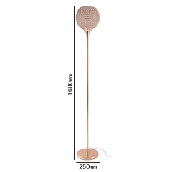 Modern Luxury Elegant Crystal Ball Living Room Floor Lamps Bedroom Floor Lamp Study Room Crystals Floor lights Golden/Silver 3