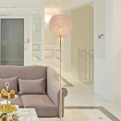 Modern Luxury Elegant Crystal Ball Living Room Floor Lamps Bedroom Floor Lamp Study Room Crystals Floor lights Golden/Silver 4
