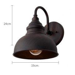 Industrial Rustic Porch Wall Lights Vintage Design American Water Proof Garden Indoor Corridor oovov.com img 4