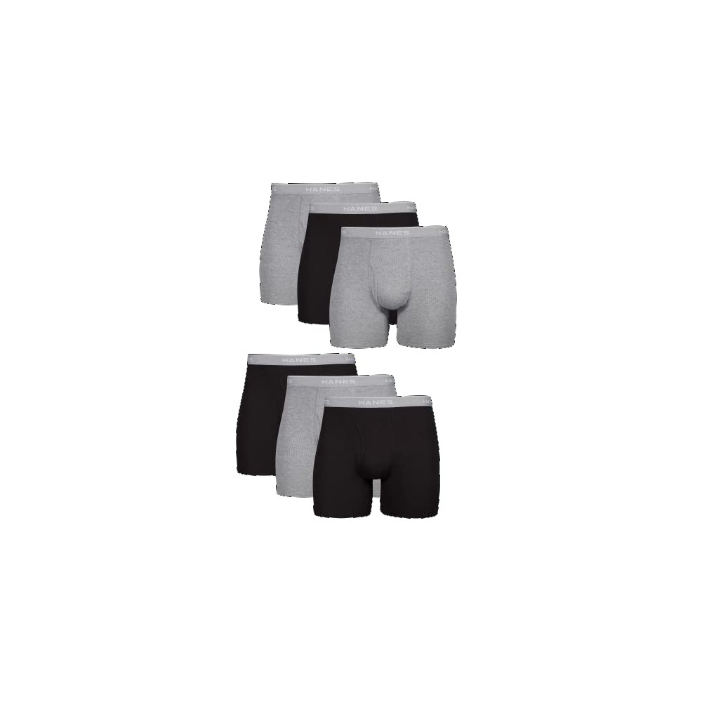 Hanes men's boxer briefs pack - breathable cotton, 4.5 stars | Comfort