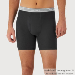 Hanes men's boxer briefs pack - breathable cotton, 4.5 stars | Comfort
