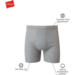 Hanes men's boxer briefs pack - breathable cotton, 4.5 stars | Comfort