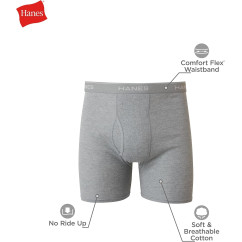 Hanes men's boxer briefs pack - breathable cotton, 4.5 stars | Comfort