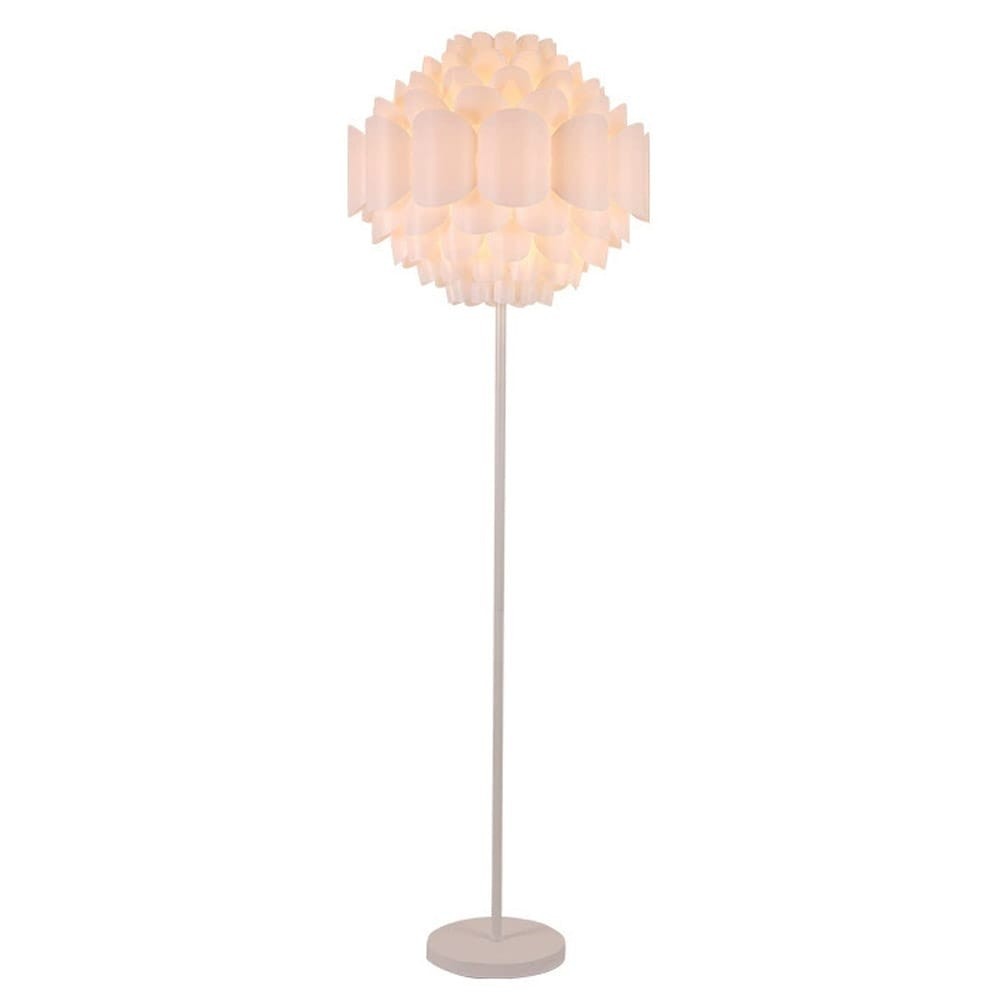 Plastic Floor Lamp White Nordic Minimalist Bedroom Bedside Living Room Home Decor Indoor Lighting Corner Standing Lamp