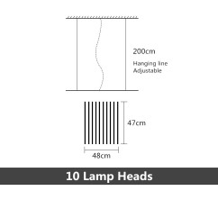 Nordic Modern Led Chandeliers Living Room Chandelier Lighting Dining Room Hanging Lights Novelty Office Fishbone Pendant Lamp