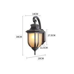 22 Outdoor Porch Wall Lights Loft Waterproof Design Indoor Corridor Hallway Balcony Wall Lighting Fix oovov.com img 3