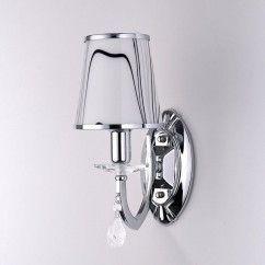 24 Modern Glass Bowling Bedroom Bedside Wall Lights Chrome Creative Mirror Front Corridor Wall Sconces oovov.com img 3