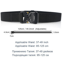 Elastic Jeans Belt For Men Aluminum Alloy Pluggable Buckle Training Tactical Belts Comfortable High Quality Male Belt