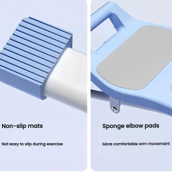 Stepper for Exercise at Home with Resistance Bands Versatile Slide Machine