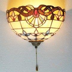 27 Tiffany Corridor Wall Lamps Balcony Wall Lights, Mediterranean Porch Wall Sconce with Switch oovov.com img 3
