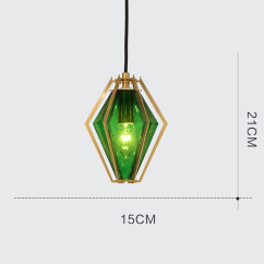 Romantic Glass Dining Room Hanging Light Simple Bedroom Pendant Lamp Corridor Hallway Balcony Pendant Light Fixtures