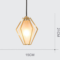 Romantic Glass Dining Room Hanging Light Simple Bedroom Pendant Lamp Corridor Hallway Balcony Pendant Light Fixtures
