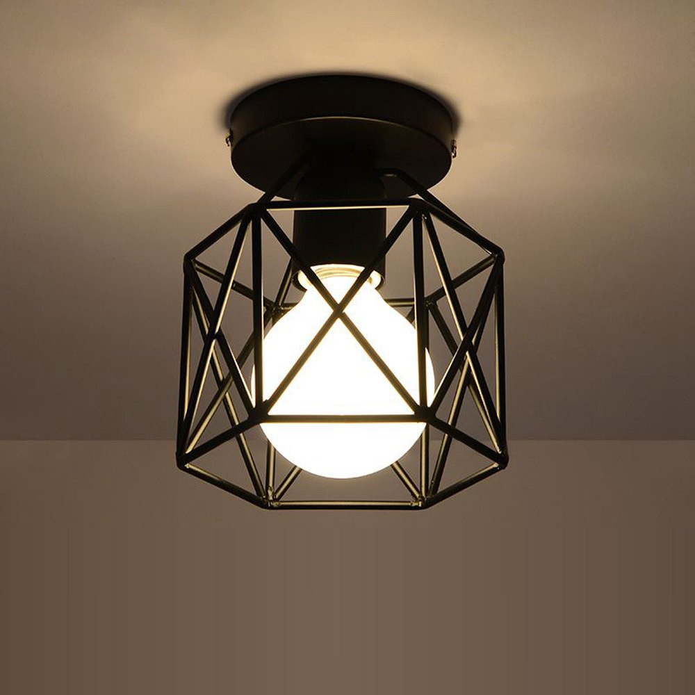 American Glass Ceiling Lamp Nordic European Corridor Aisle Entrance Balcony Ceiling Lights Dressing room foyer Lamp