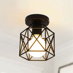 American Glass Ceiling Lamp Nordic European Corridor Aisle Entrance Balcony Ceiling Lights Dressing room foyer Lamp