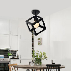 Vintage Metal Porch Ceiling Lamp American Loft Balcony Corridor Ceiling Light Country Rustic Hallway Ceiling Lighting Fixtures