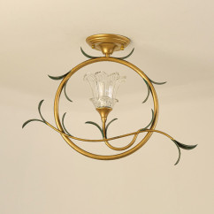 Golden Flower Entrance Ceiling Lamp Cafe Bar Dining Room Balcony Corridor Ceiling Light
