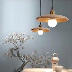28 Natural Wood Pendant Light, Suitable for Dining Room, Living Room, and Bedroom, Modern Minimalist Style oovov.com img 20