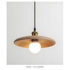 28 Natural Wood Pendant Light, Suitable for Dining Room, Living Room, and Bedroom, Modern Minimalist Style oovov.com img 29
