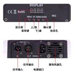3 x 60W Moving Head Beam Light, Suitable for Bars, Stages, and Weddings, Supports Sound Control and DMX512 6