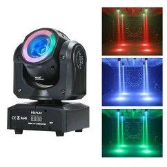 3 x 60W Moving Head Beam Light, Suitable for Bars, Stages, and Weddings, Supports Sound Control and DMX512 2