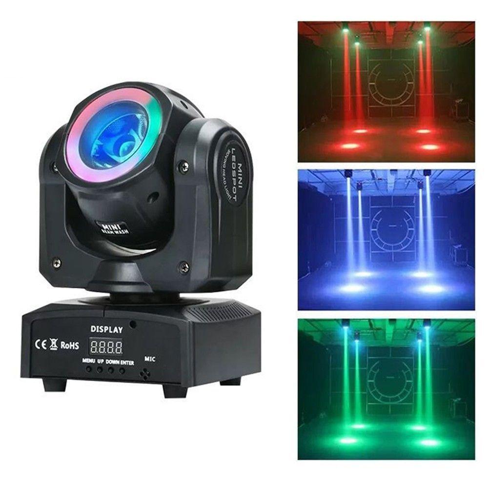 3 x 60W Moving Head Beam Light, Suitable for Bars, Stages, and Weddings, Supports Sound Control and DMX512 2
