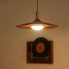 31 Luxury Flying Saucer Pendant Light with Vintage Wood Pattern Iron Craft for Dining Room and Bedroom oovov.com img 11
