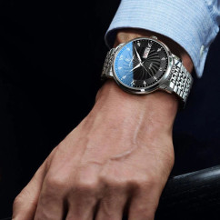 Luxury Brand Man Watch Waterproof Luminous Date Week Men's Quartz Wristwatch Stainless Steel Fashion Sports Men