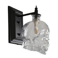 32 American Loft Clear Glass Skull Bar Club Wall Lamps, Industrial Loft Retro Balcony Wall Lights oovov.com img 3