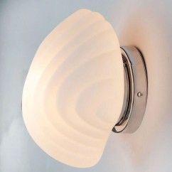 33 Modern Glass Shell Corridor Wall Lamp Balcony Hallway Wall Lighting Fixtures oovov.com img 4