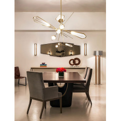 Italian Diamond Pendant Lamp Postmodern Simple Nordic Glass Designer Model Living Room Hotel Restaurant Decoration Chandelier