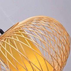 37 South Asian Bamboo Pumpkin Dining Room Pendant Lamp Country Rustic Hanging Lamps oovov.com img 9