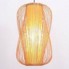 39 South Asian Bamboo Long Lantern Dining Room Pendant Lamp Country Rustic Hanging Lamps oovov.com img 3