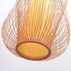 39 South Asian Bamboo Long Lantern Dining Room Pendant Lamp Country Rustic Hanging Lamps oovov.com img 4