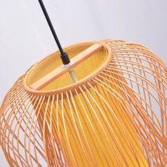 39 South Asian Bamboo Long Lantern Dining Room Pendant Lamp Country Rustic Hanging Lamps oovov.com img 5