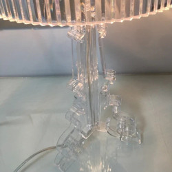 Baroque Ghost Shadow Desk Lamp Decorative Lighting for Living Study Room Bedroom Acrylic Transparent Table Lamps Room Decor