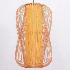 39 South Asian Bamboo Long Lantern Dining Room Pendant Lamp Country Rustic Hanging Lamps oovov.com img 2